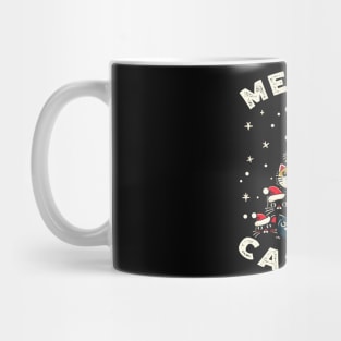 Feline Festivities: Cats Christmas Tree T-Shirt Delight Mug